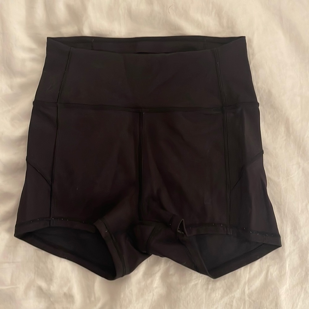 Lululemon in movement shorts